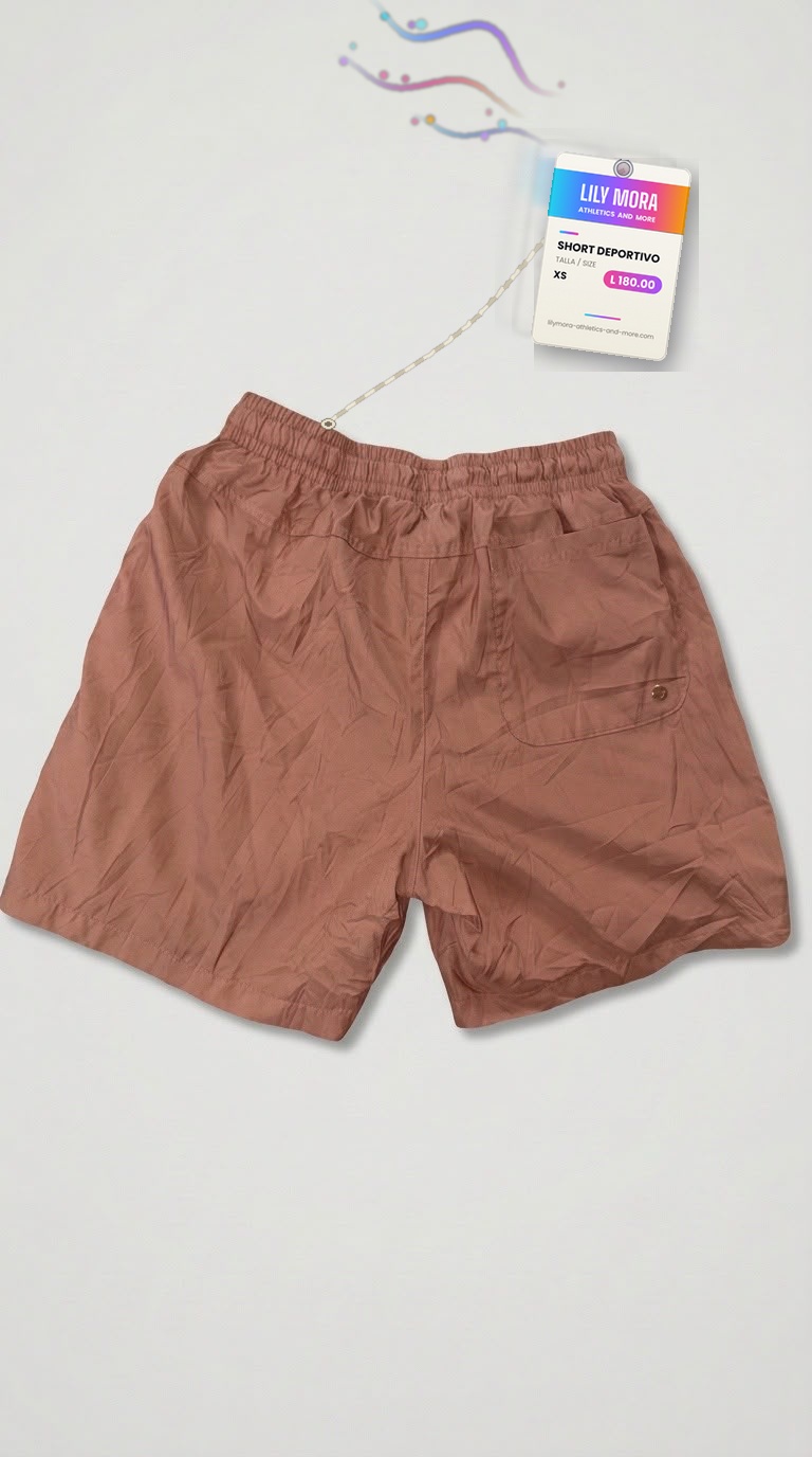 Men's Nike shorts, back view, Lily Mora Collection Men